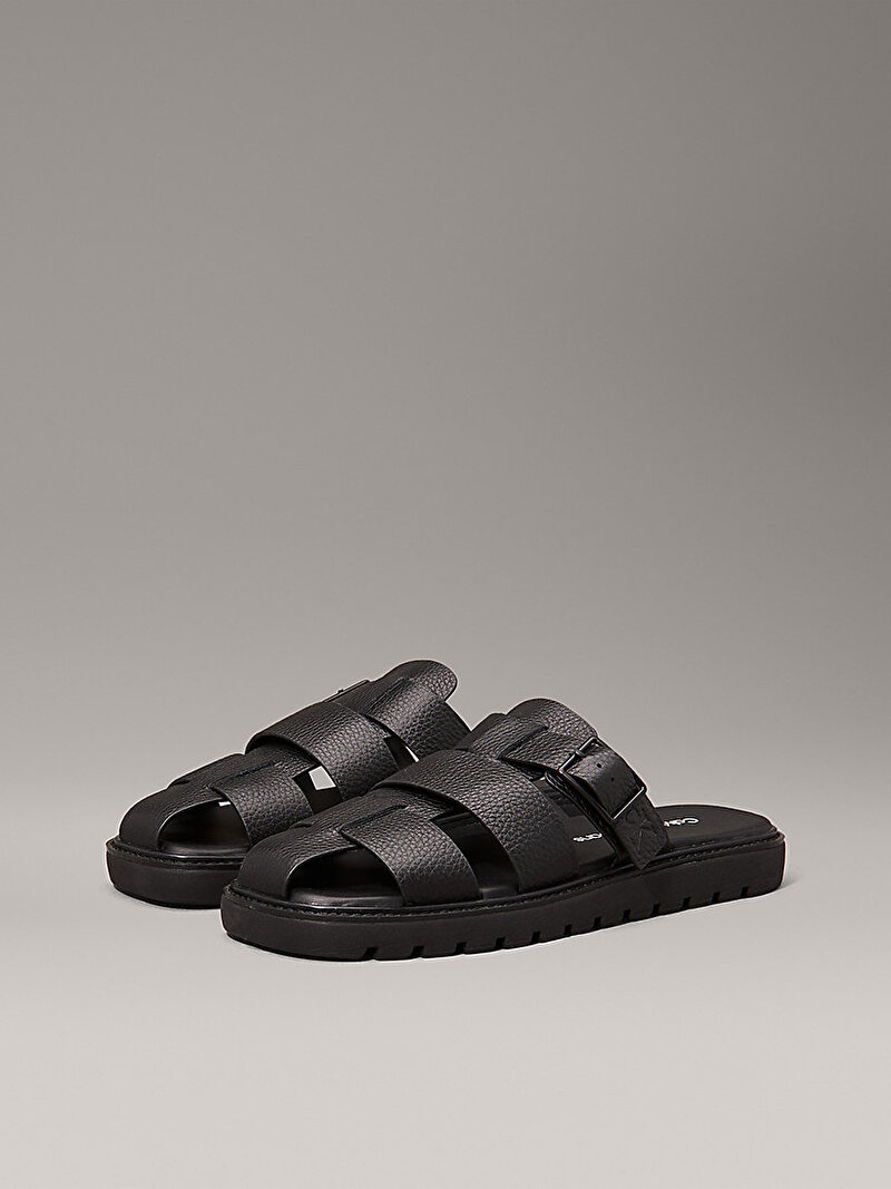 Calvin Klein Siyah Renkli Erkek Molded Sandalet