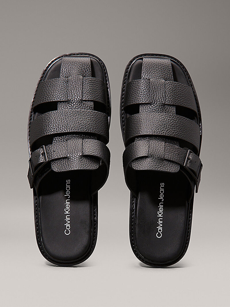 Calvin Klein Siyah Renkli Erkek Molded Sandalet