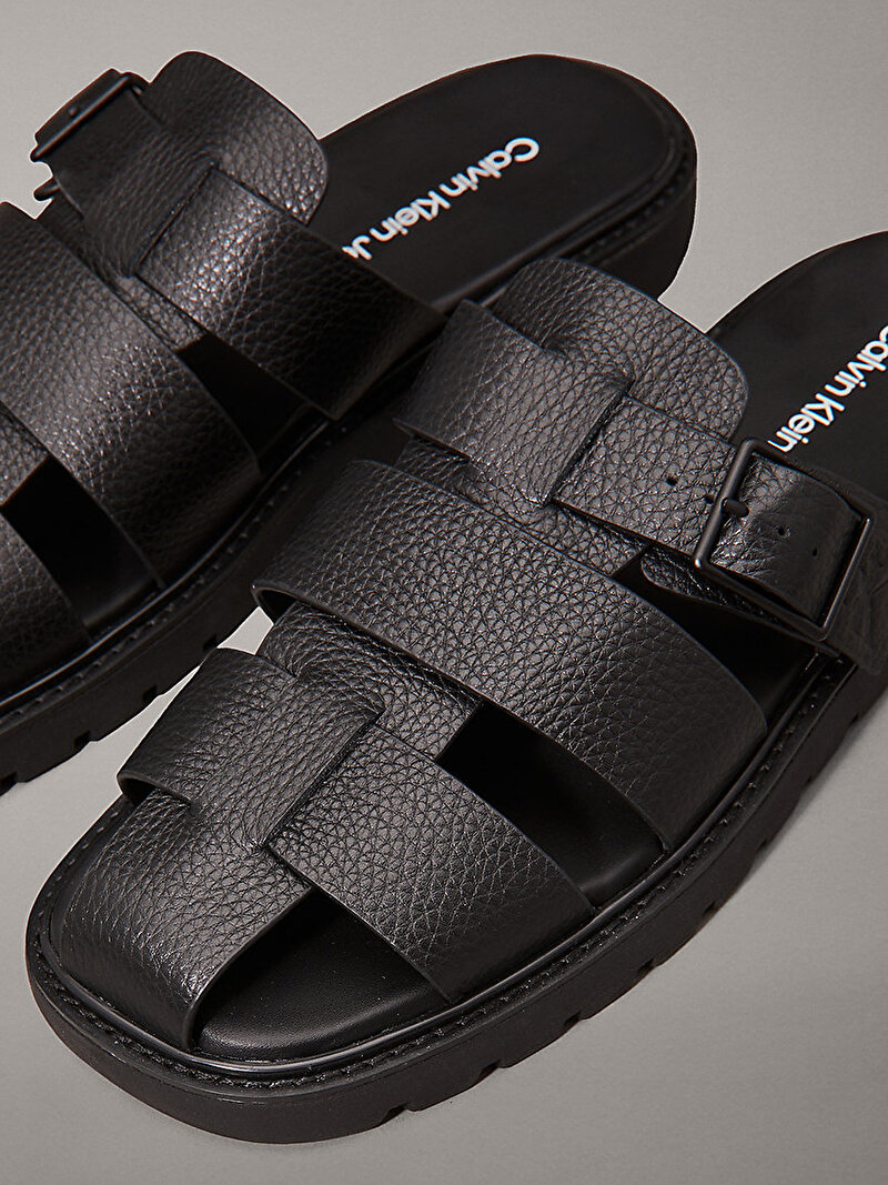 Calvin Klein Siyah Renkli Erkek Molded Sandalet