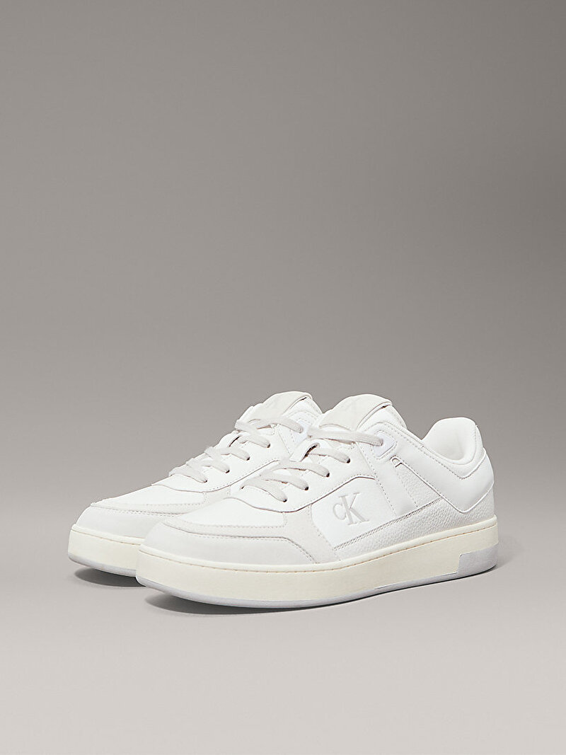 Calvin Klein Beyaz Renkli Erkek Basket Cup Low Sneaker