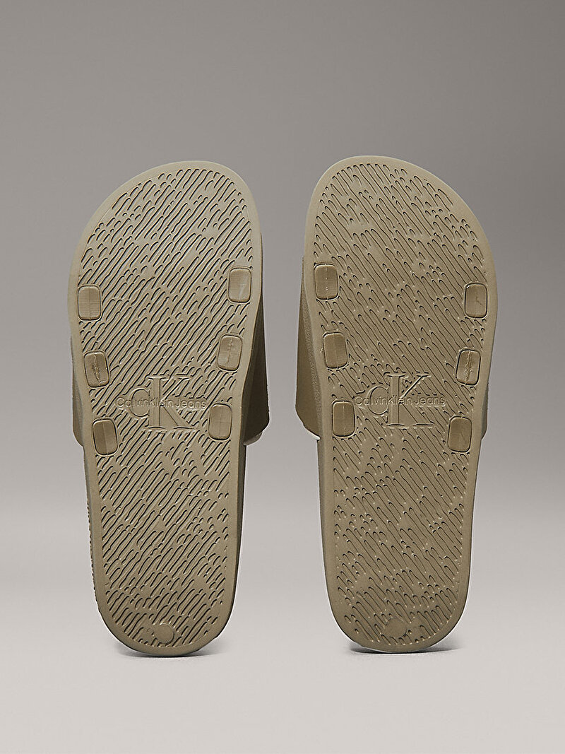 Calvin Klein Yeşil Renkli Erkek Rubber Neopren Terlik