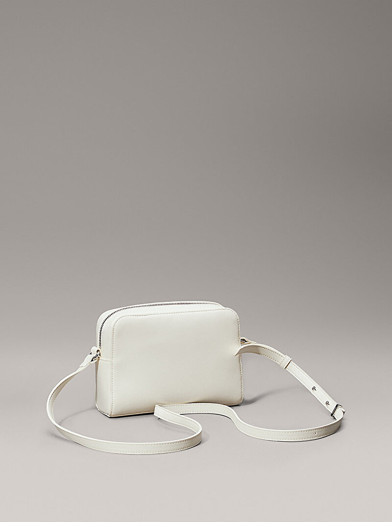 Calvin Klein Beyaz Renkli Kadın Mini Quilt Camera Çanta