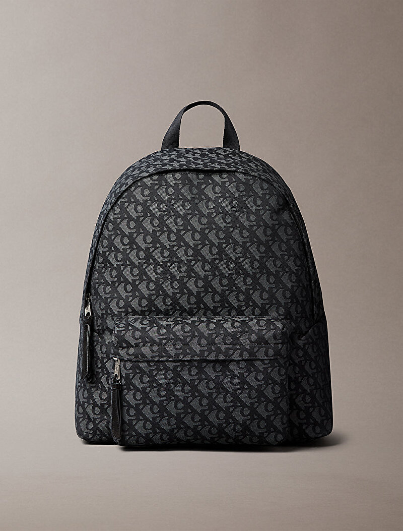 Calvin Klein Siyah Renkli Erkek Unstructured Monogram Sırt Çantası