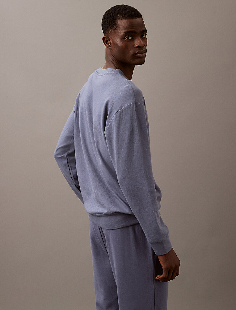 Calvin Klein Gri Renkli Erkek Sweatshirt