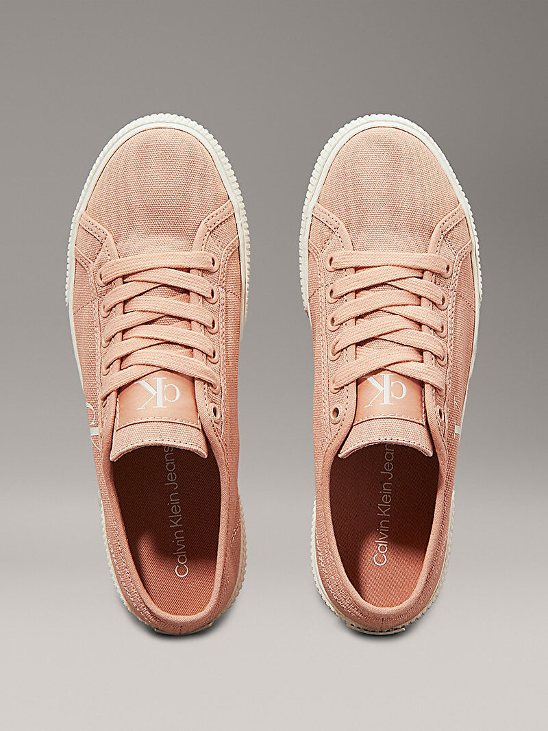 Calvin Klein Pembe Renkli Kadın ESS Valcanic Low Sneaker