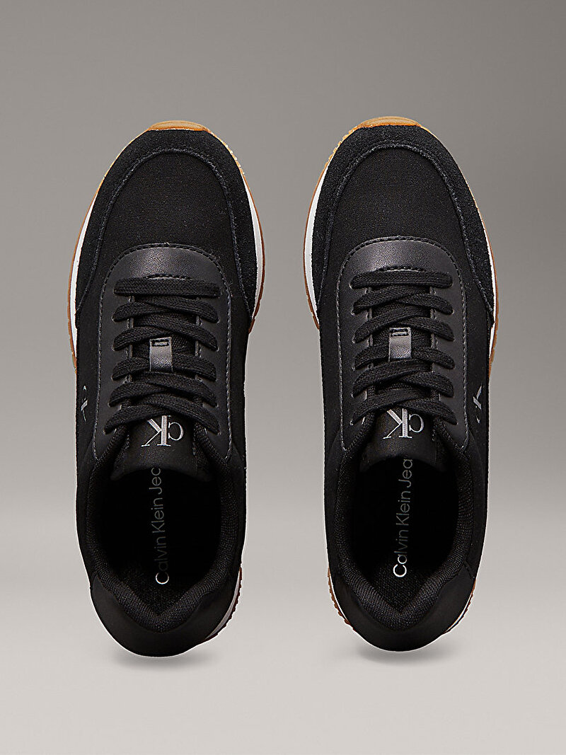Calvin Klein Siyah Renkli Kadın Retro Runner Low Sneaker