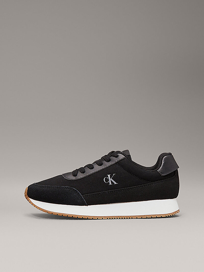 Calvin Klein Siyah Renkli Kadın Retro Runner Low Sneaker