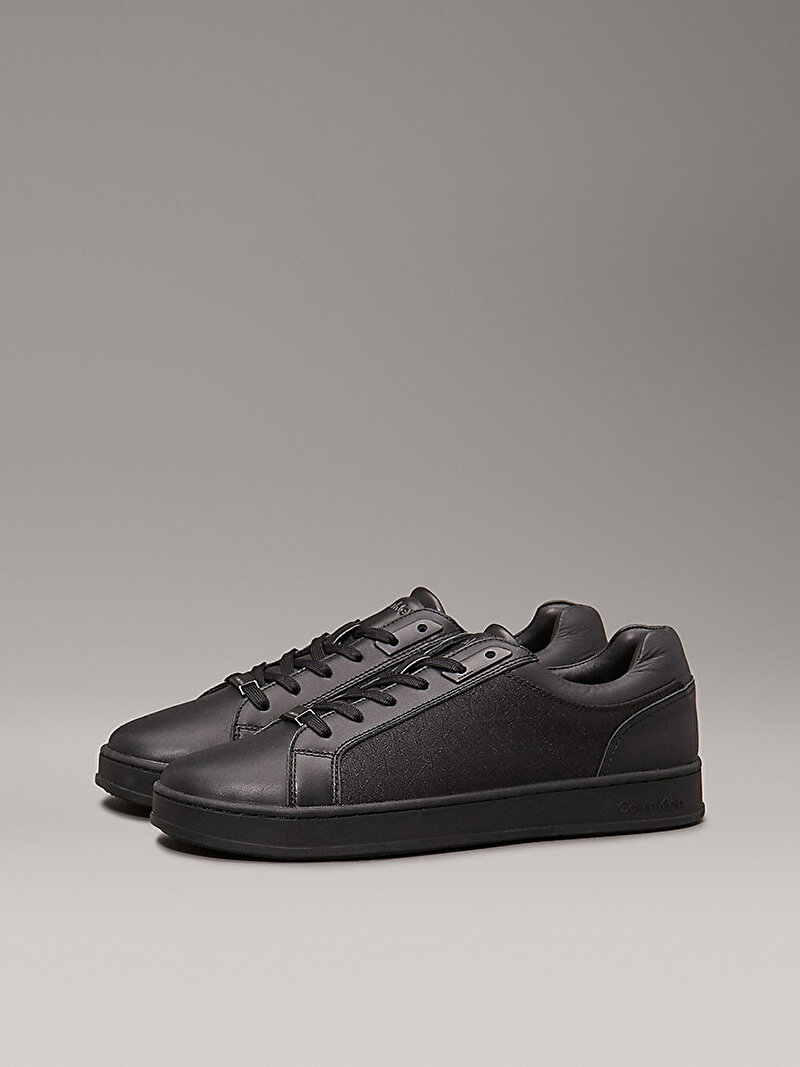 Calvin Klein Siyah Renkli Erkek Low Top Lace Up Sneaker