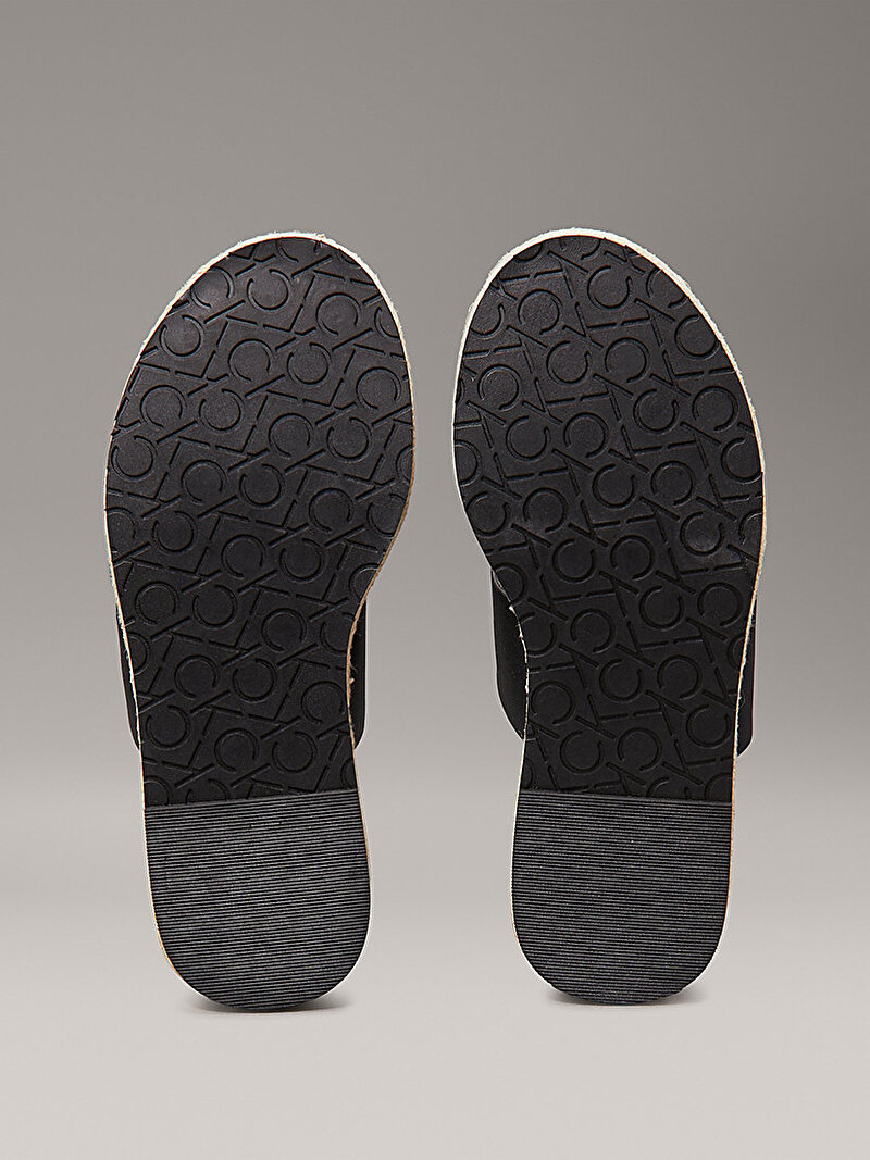 Calvin Klein Siyah Renkli Kadın Flatform Wedge Terlik