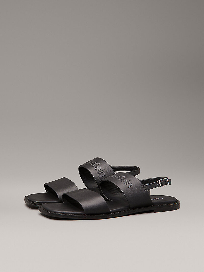 Calvin Klein Siyah Renkli Kadın Flat Sandalet