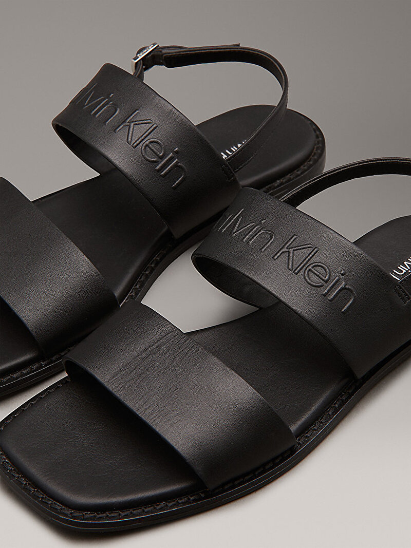 Calvin Klein Siyah Renkli Kadın Flat Sandalet