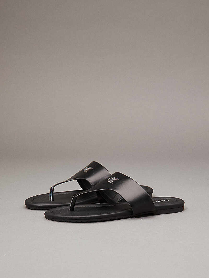 Calvin Klein Siyah Renkli Kadın Flat Terlik