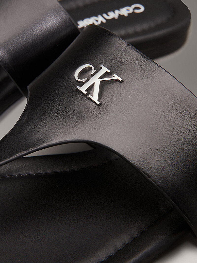 Calvin Klein Siyah Renkli Kadın Flat Terlik