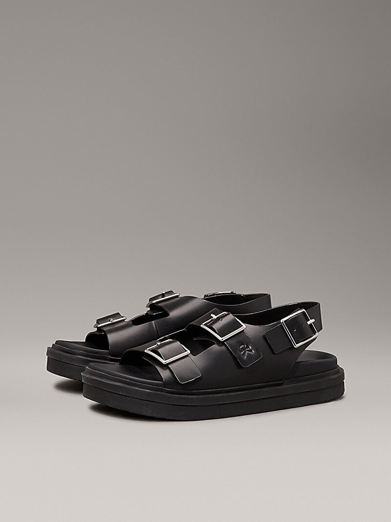 Calvin Klein Siyah Renkli Kadın Flat Molded Sandalet