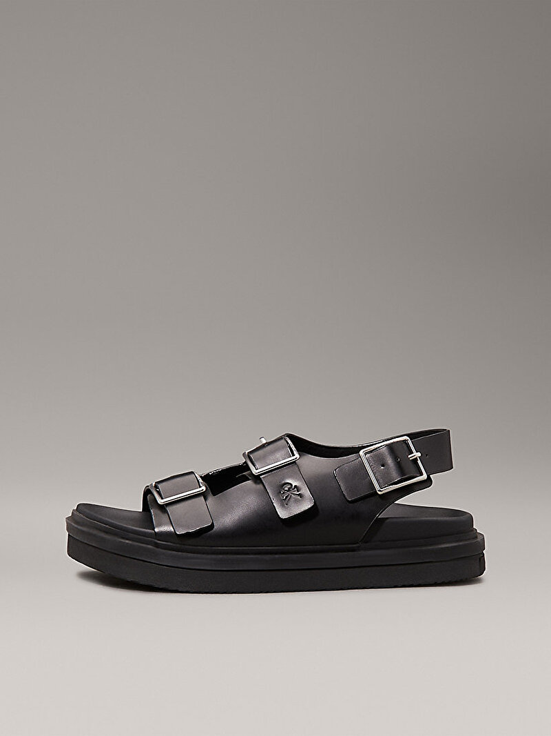 Calvin Klein Siyah Renkli Kadın Flat Molded Sandalet