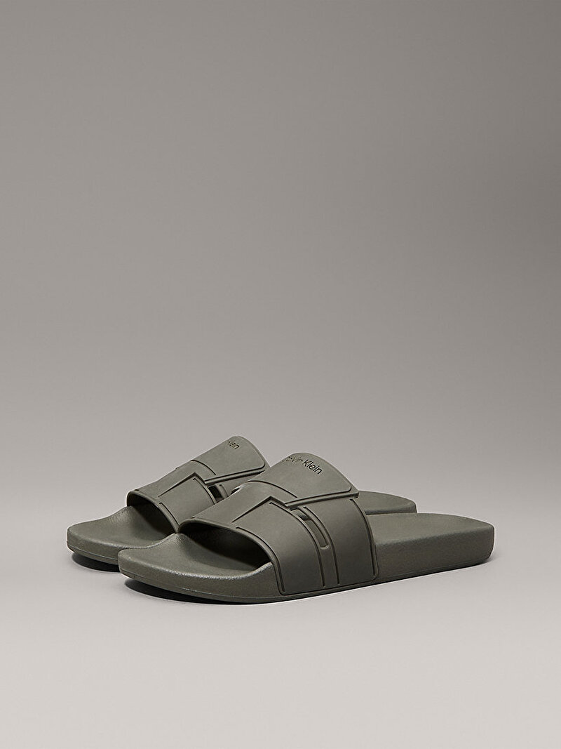 Calvin Klein Yeşil Renkli Erkek Plaj Terliği