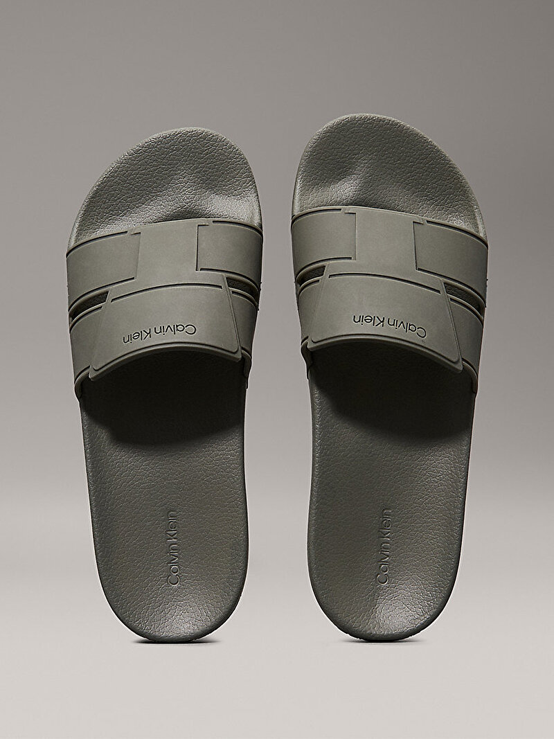 Calvin Klein Yeşil Renkli Erkek Plaj Terliği