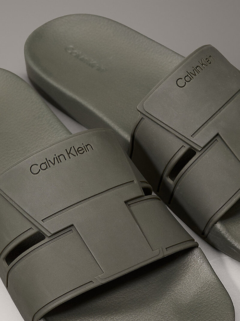Calvin Klein Yeşil Renkli Erkek Plaj Terliği