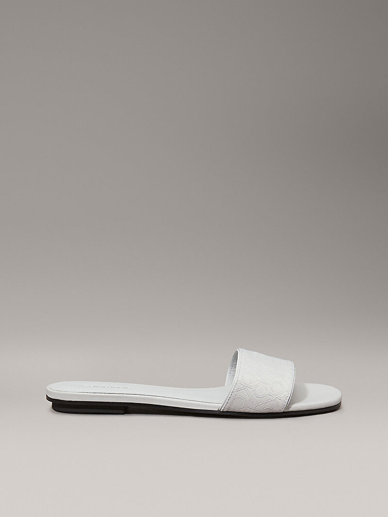 Calvin Klein Gri Renkli Kadın Flat Terlik