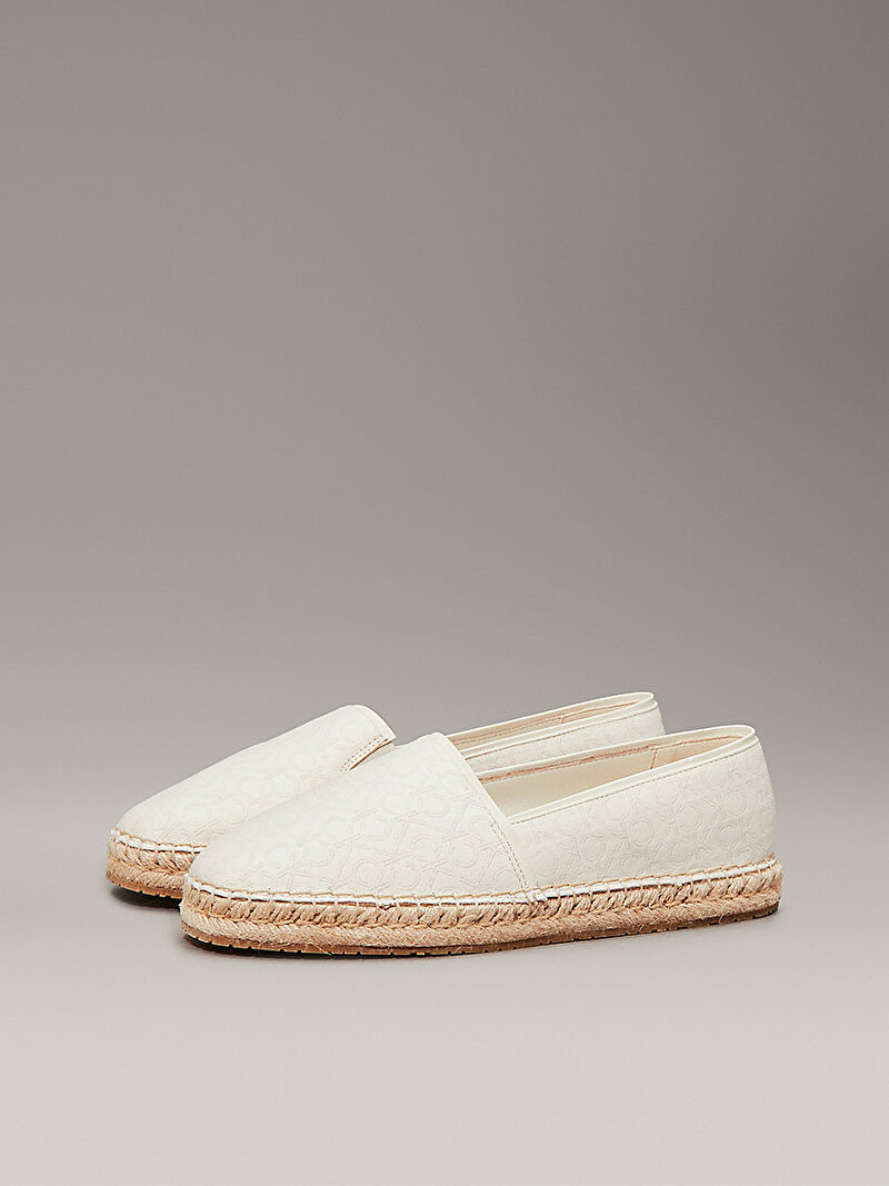 Calvin Klein Beyaz Renkli Kadın Espadril