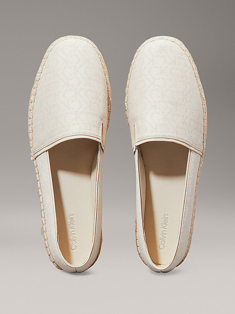 Calvin Klein Beyaz Renkli Kadın Espadril