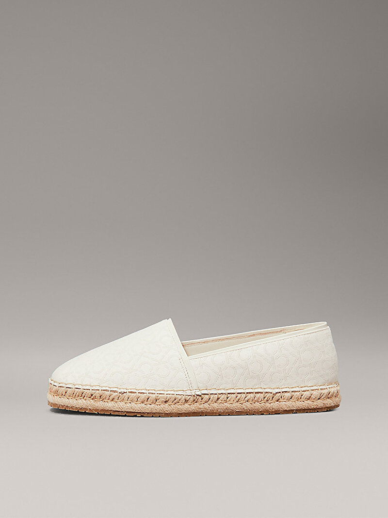 Calvin Klein Beyaz Renkli Kadın Espadril