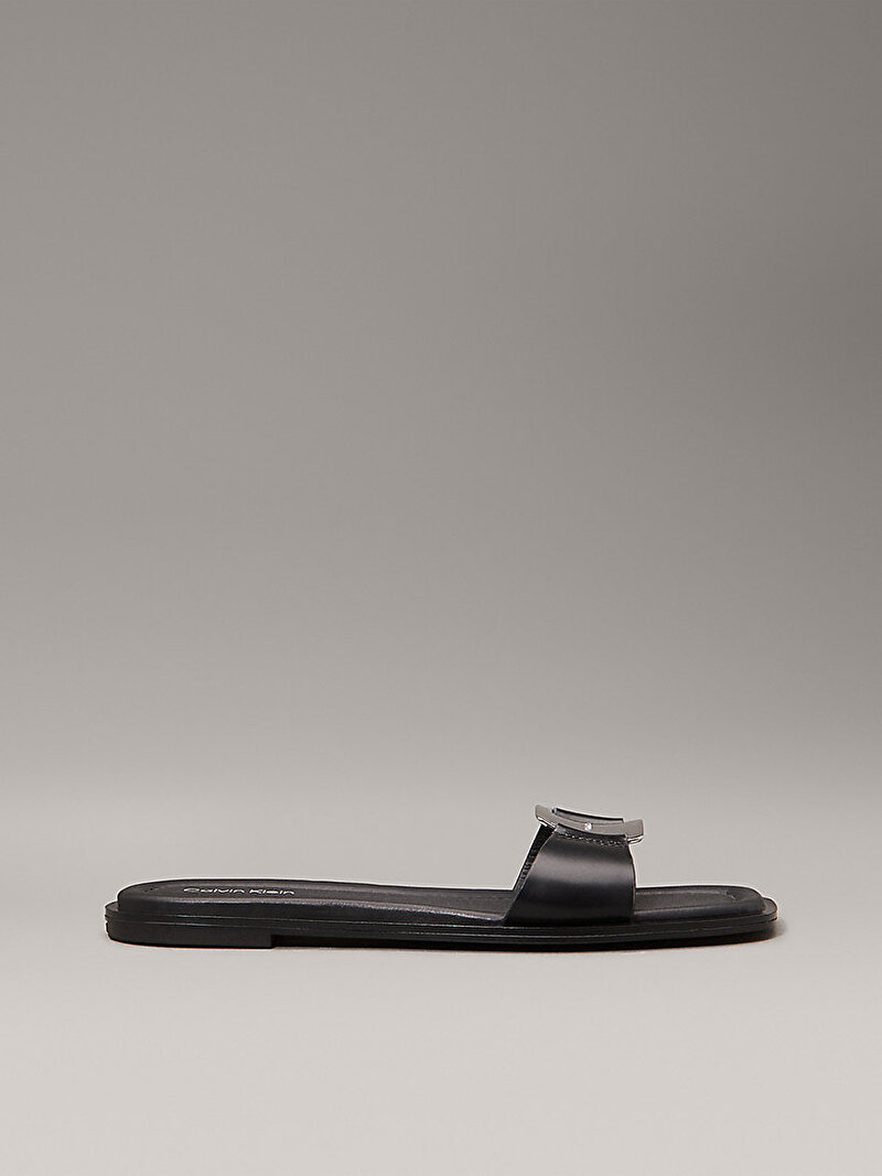 Calvin Klein Siyah Renkli Kadın Flat Terlik