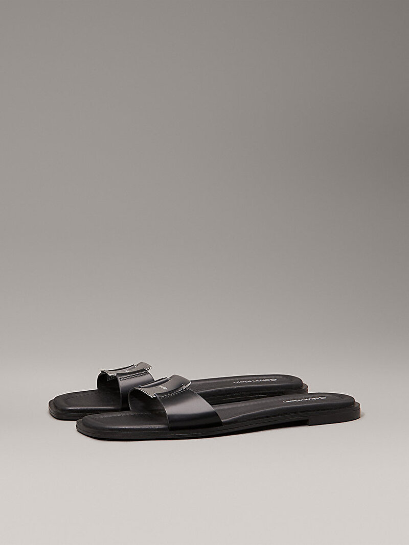 Calvin Klein Siyah Renkli Kadın Flat Terlik