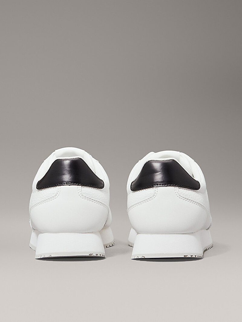 Calvin Klein Beyaz Renkli Erkek Runner Laceup Sneaker