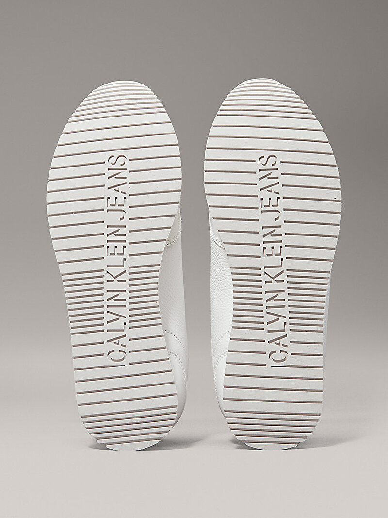 Calvin Klein Beyaz Renkli Erkek Runner Laceup Sneaker