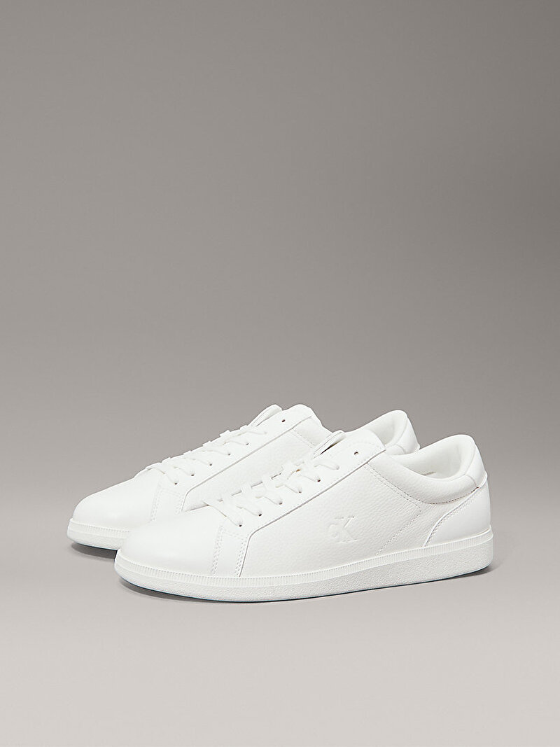 Calvin Klein Beyaz Renkli Erkek Low Profile Cupsole Sneaker