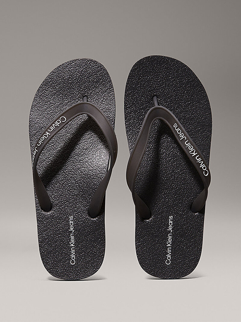 Calvin Klein Siyah Renkli Erkek Plaj Terliği