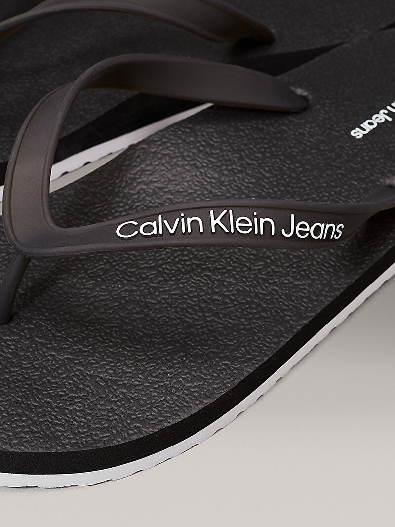 Calvin Klein Siyah Renkli Erkek Plaj Terliği