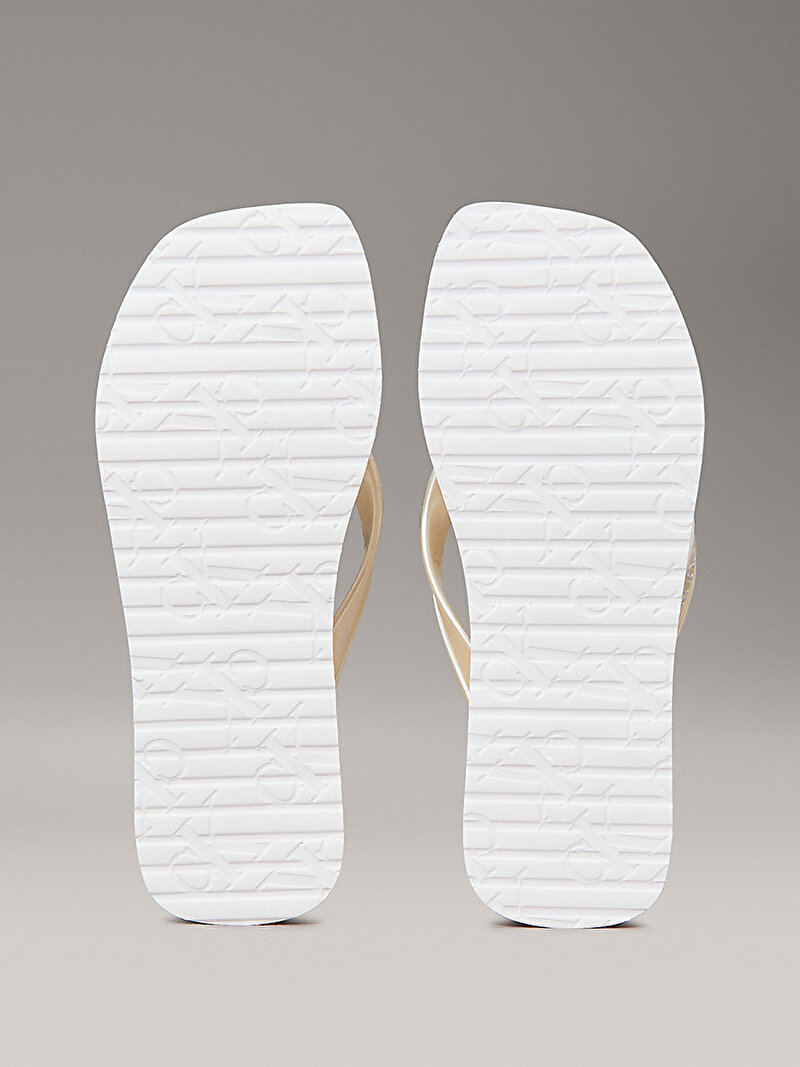 Calvin Klein Bej Renkli Kadın Plaj Terliği