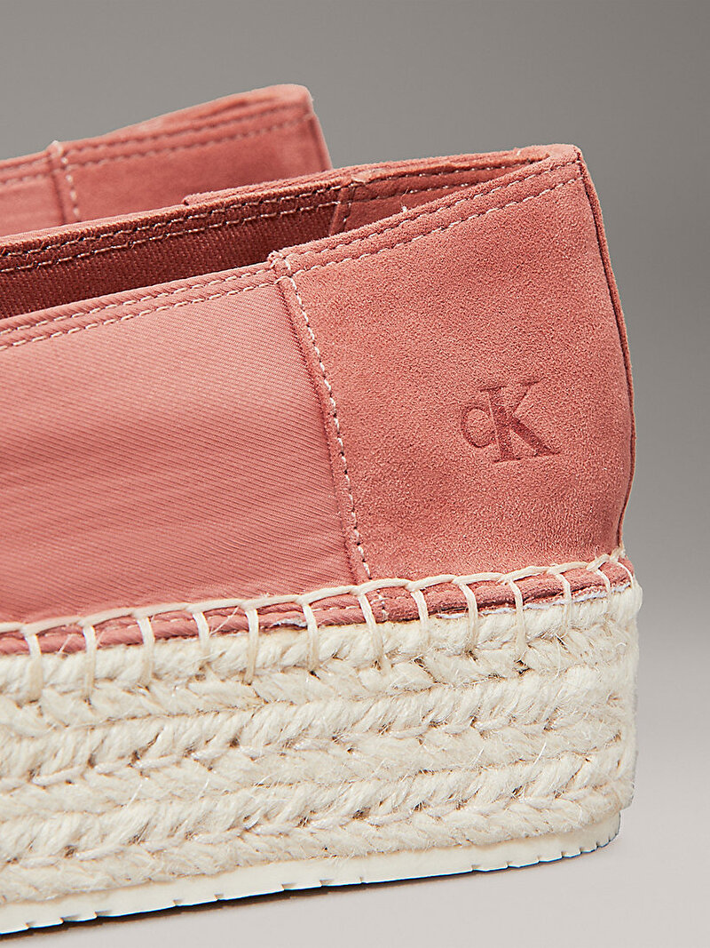 Calvin Klein Pembe Renkli Kadın Flatform Espadril