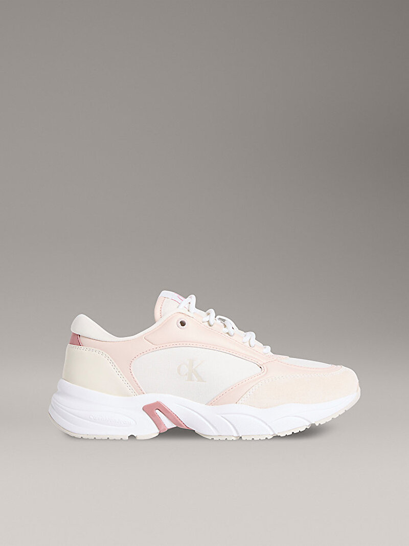 Calvin Klein Pembe Renkli Kadın Retro Tennis Sneaker