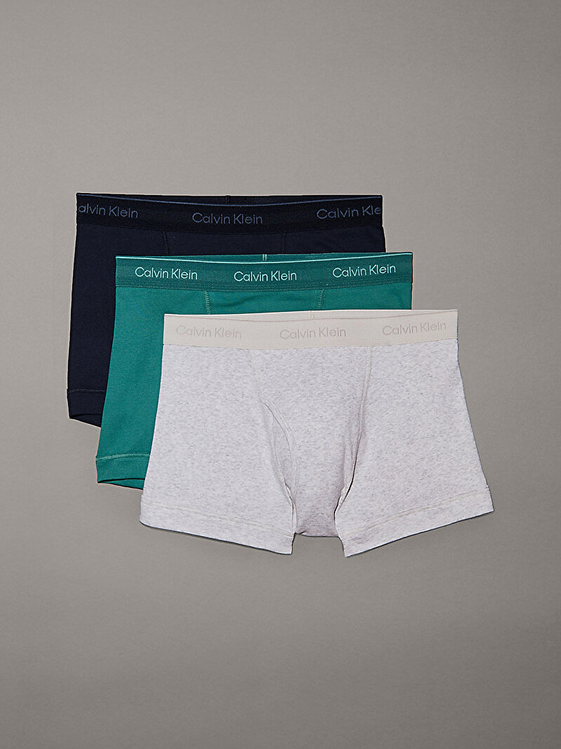 Calvin Klein Çok renkli Renkli Erkek 3'lü Paket Trunk Boxer Seti