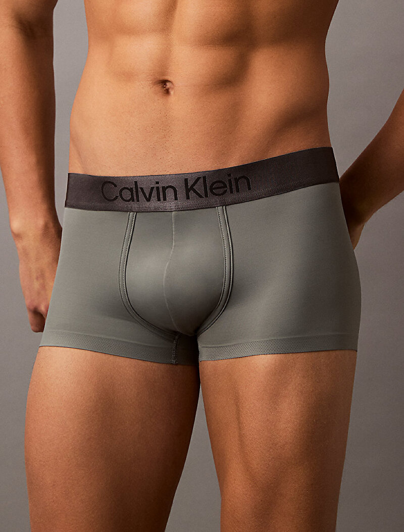 Calvin Klein Gri Renkli Erkek Low Rise Trunk Boxer