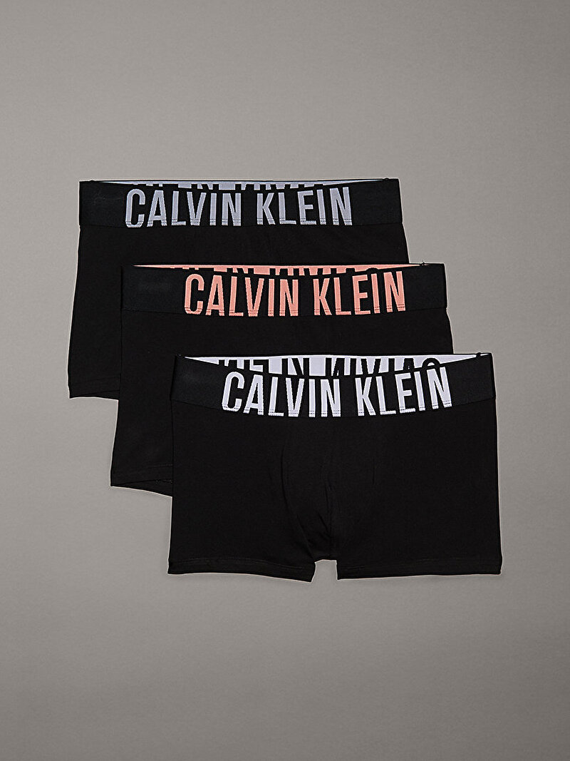 Calvin Klein Siyah Renkli Erkek 3'lü Paket Trunk Boxer Seti