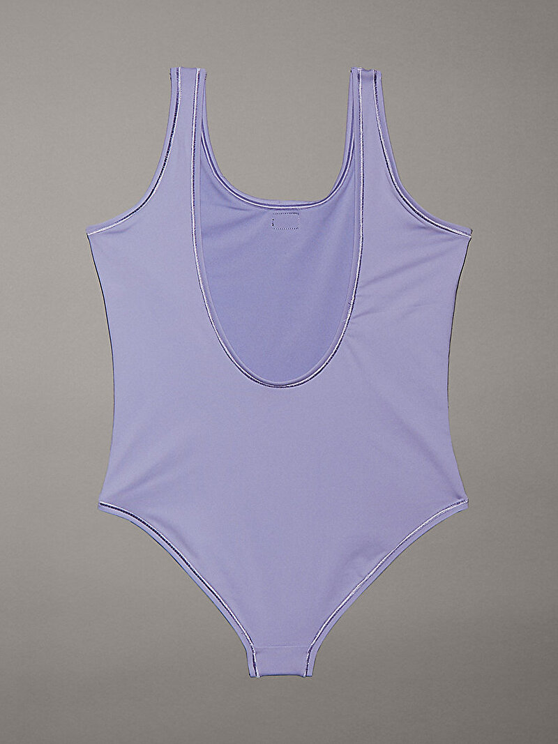 Calvin Klein Mor Renkli Kız Çocuk Mayo