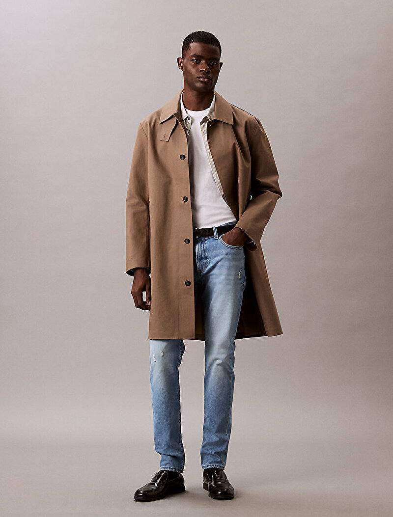 Calvin Klein Mavi Renkli Erkek Slim Taper Arrow Jean Pantolon