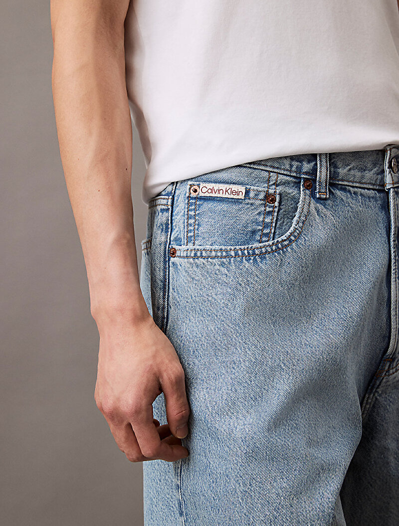 Calvin Klein Mavi Renkli Erkek 90s Indigo Şort