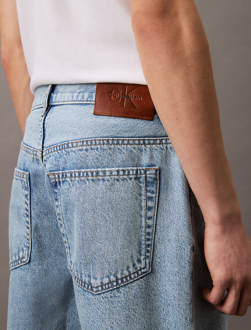 Calvin Klein Mavi Renkli Erkek 90s Indigo Şort