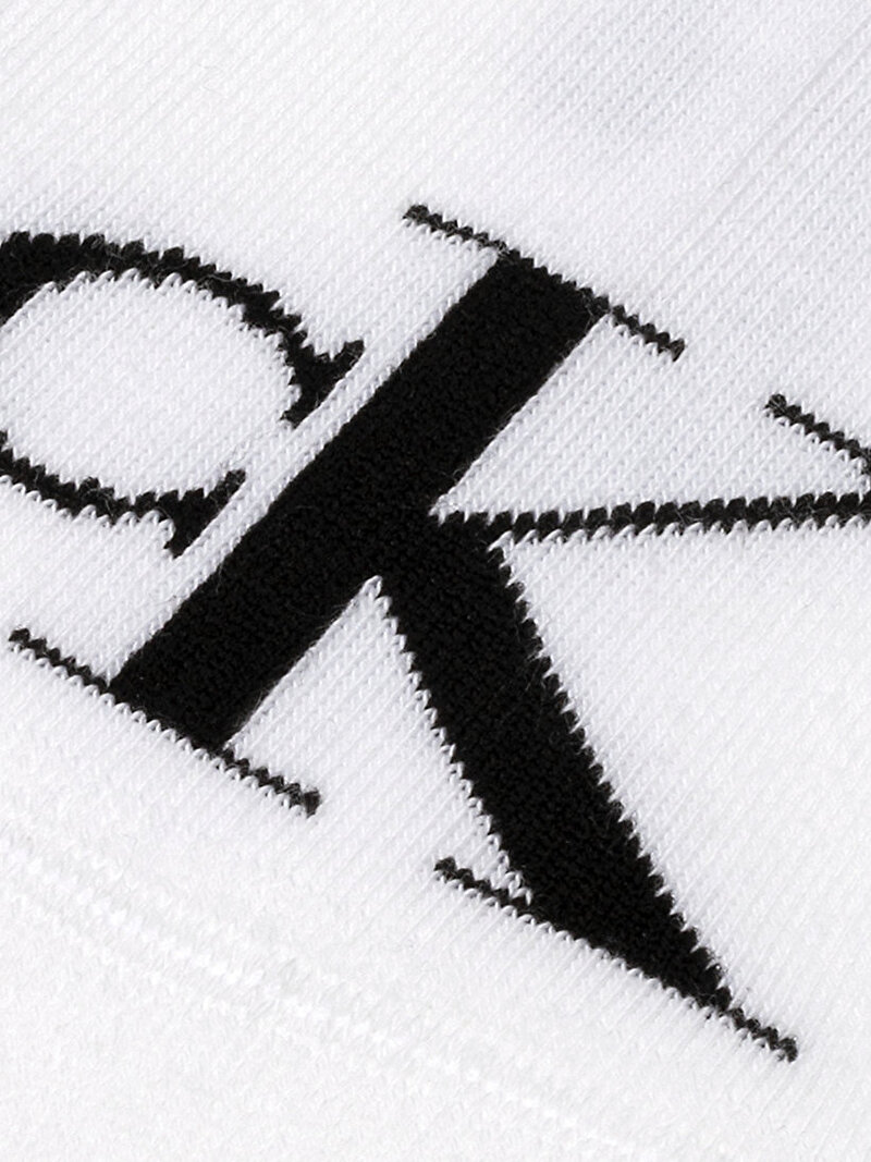 Calvin Klein Beyaz Renkli Erkek 2'li Paket Sneaker Çorabı