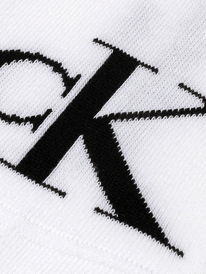 Calvin Klein Beyaz Renkli Kadın 2'li Paket Sneaker Çorabı