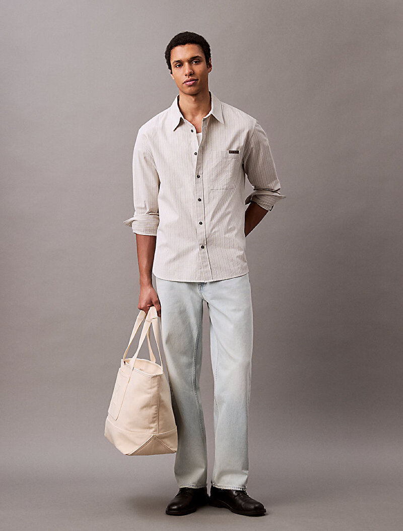 Erkek 90s Straight Jean Pantolon