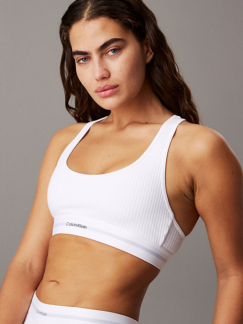 Calvin Klein Beyaz Renkli Kadın Lightly Lined Bralet