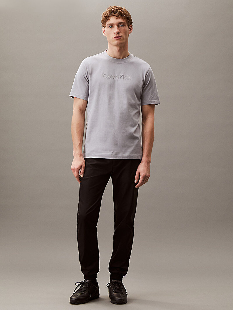 Calvin Klein Gri Renkli Erkek Graphic T-shirt