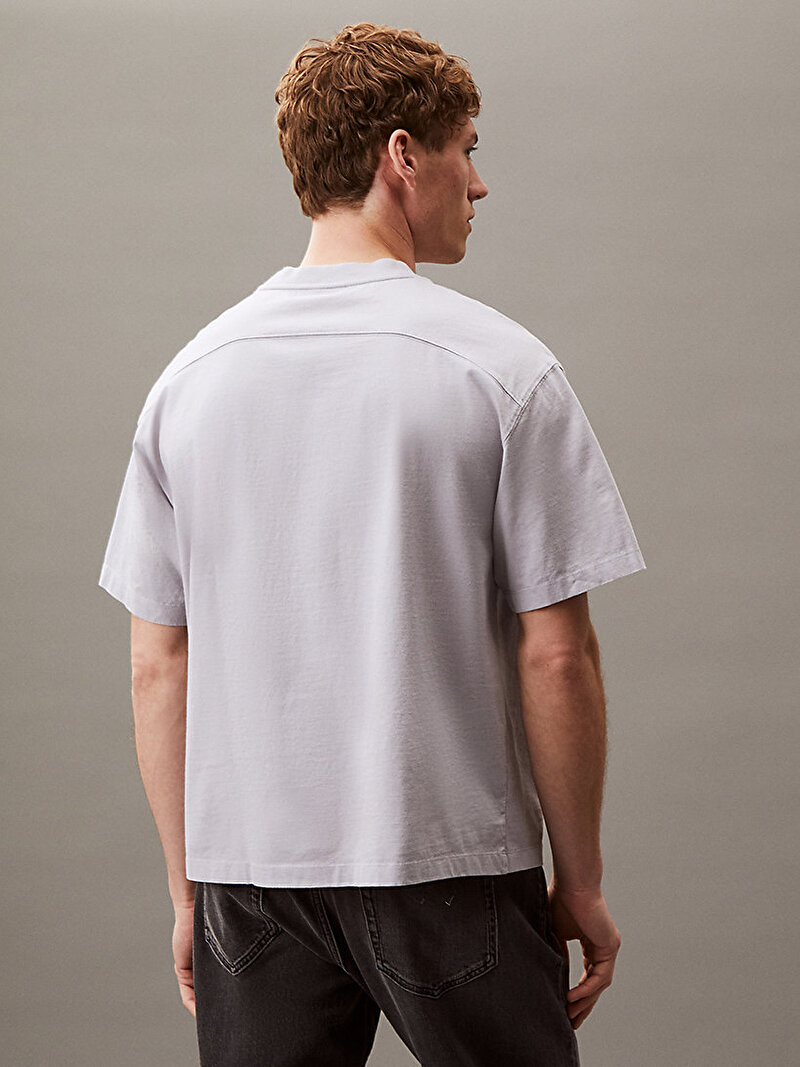 Calvin Klein Mor Renkli Erkek Jersey T-shirt