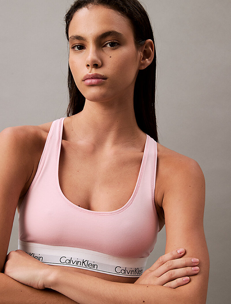 Calvin Klein Pembe Renkli Kadın Unlined Bralet